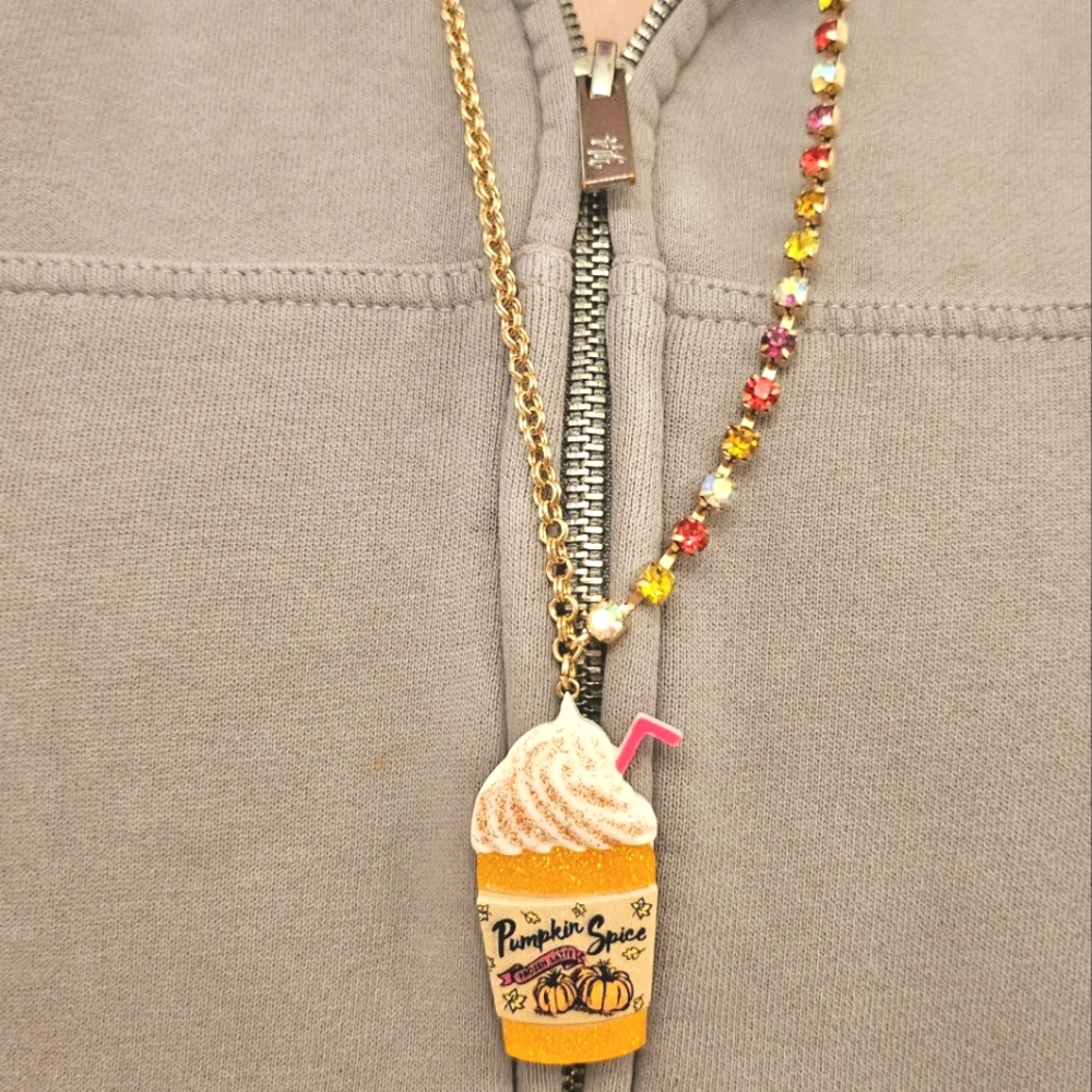 BETSEY JOHNSON Pumpkin Spice Necklace